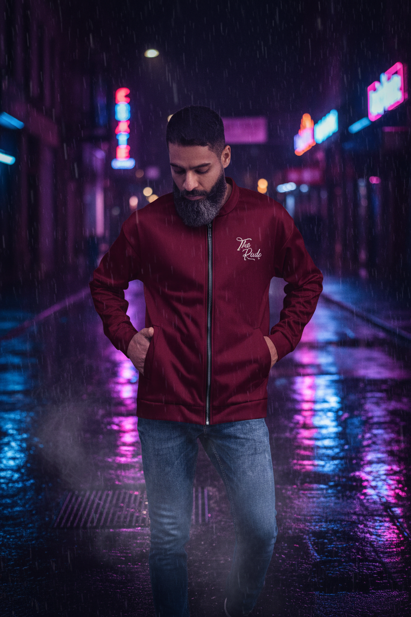 "The Rude" Varsity Bomber Jacket