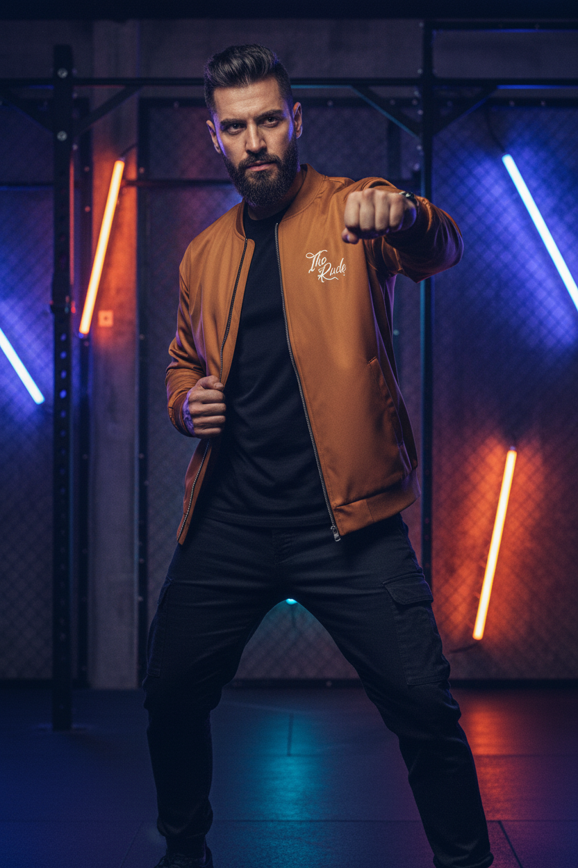 "The Rude" Varsity Bomber Jacket