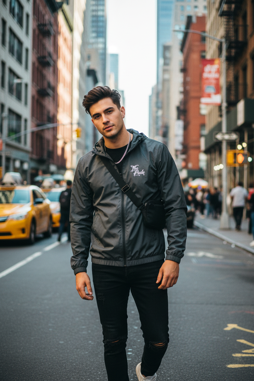Man Windbreaker