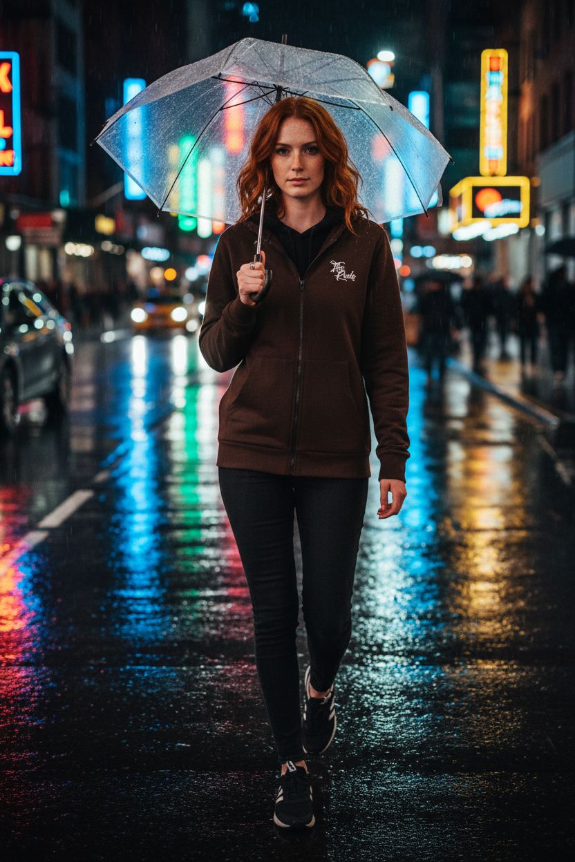 Women Heavy blend zip hoodie