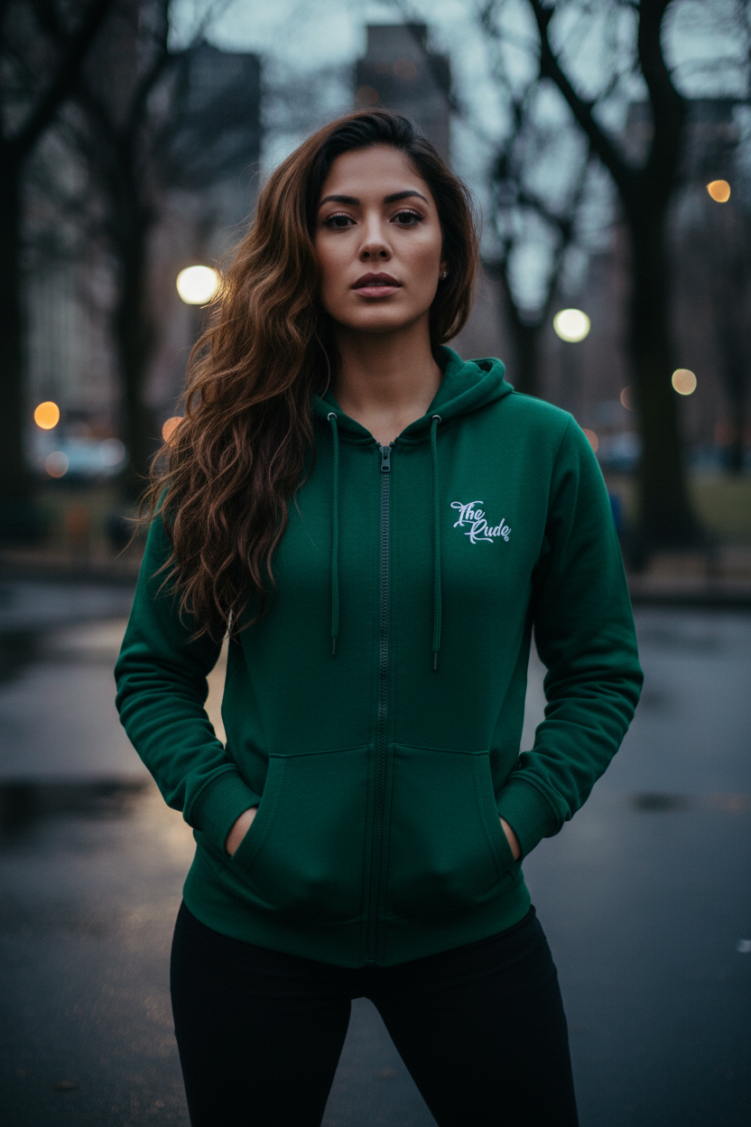 Women Heavy blend zip hoodie