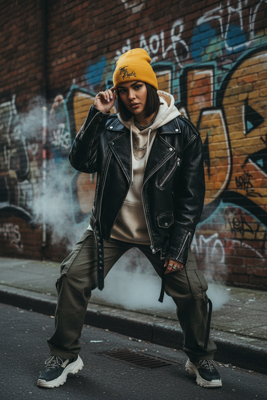 "The Rude" Cuffed Beanie