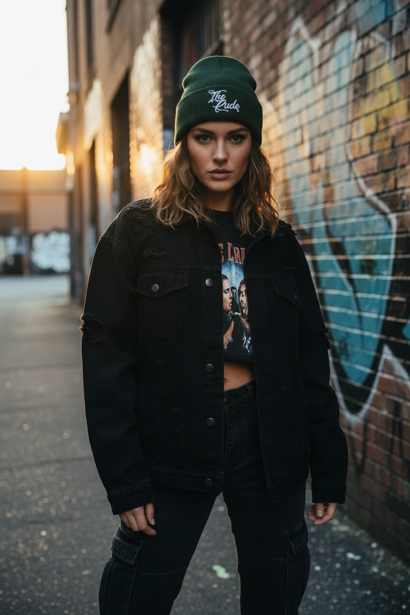 "The Rude" Knit Beanie