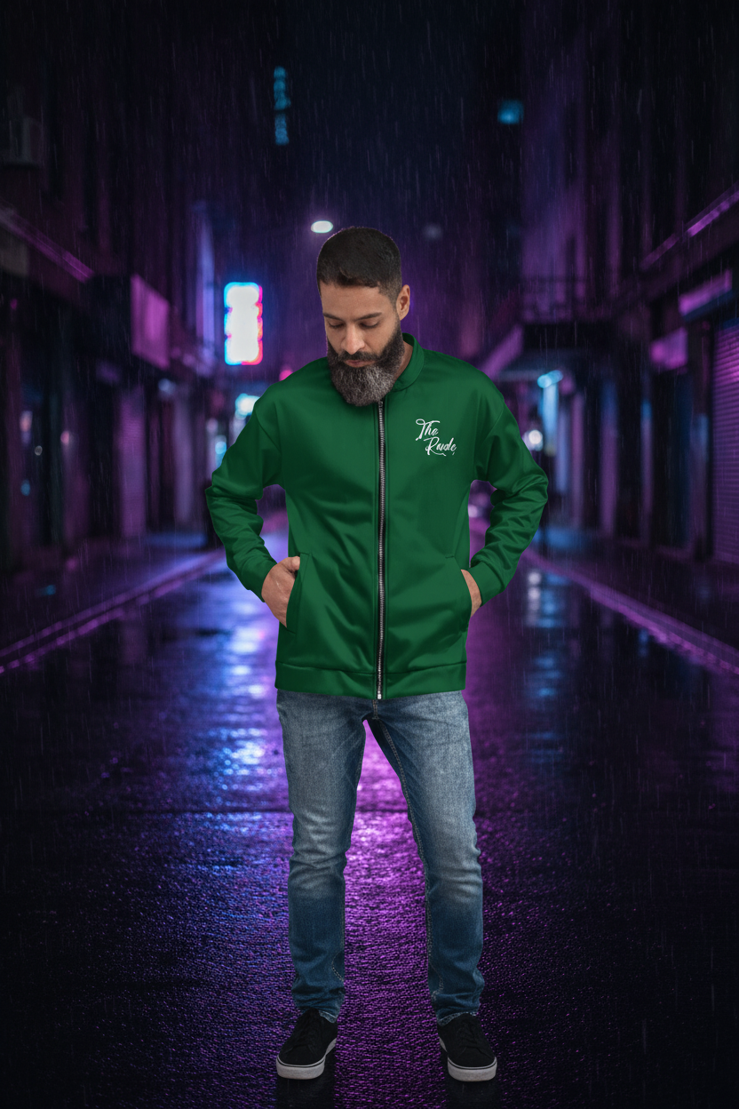 "The Rude" Varsity Bomber Jacket