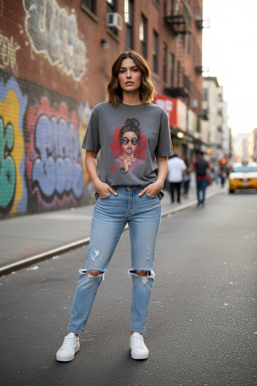 "The Rude" Garment-Dyed T-shirt
