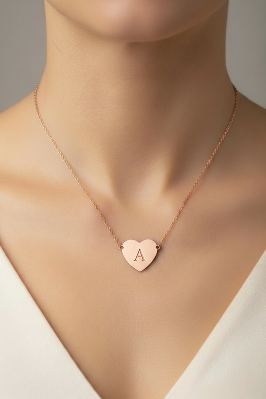 Heart Necklace (Engraving)