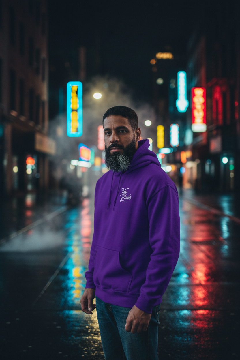 The Rude Purple Hoodie