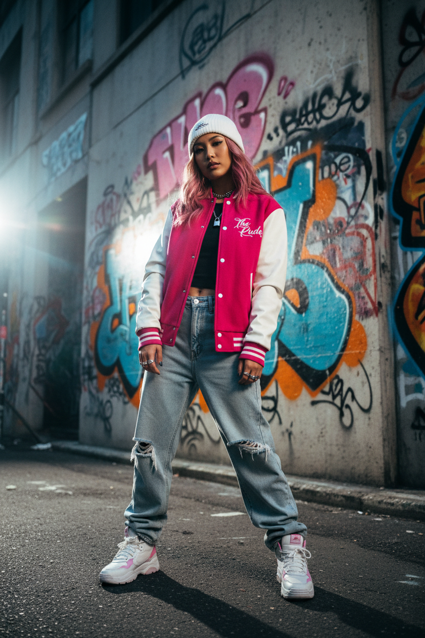 "The Rude" Man/Women Varsity Jacket