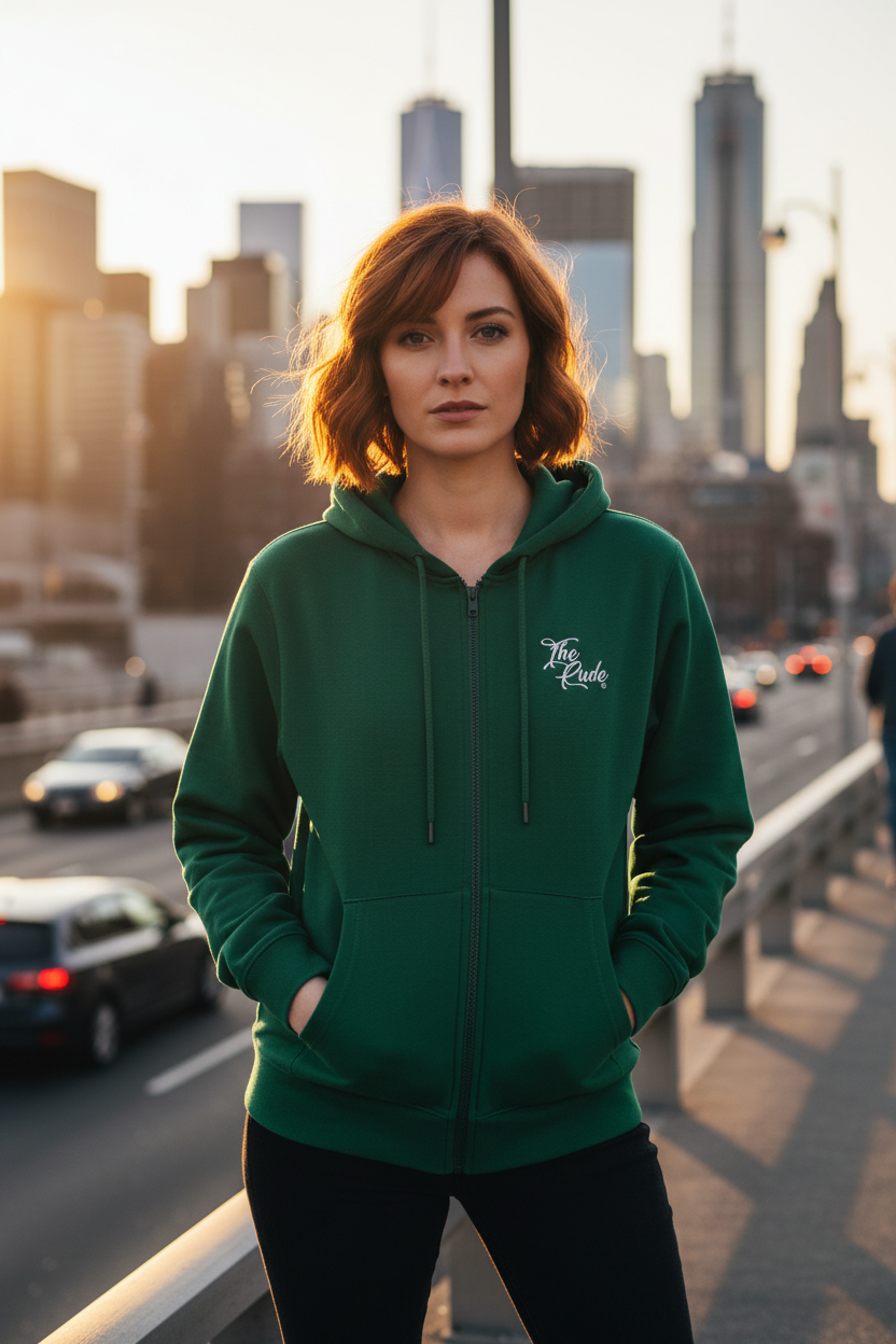 Women Heavy blend zip hoodie