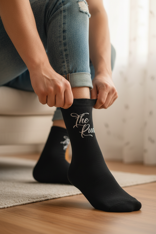 Unisex Padded Crew Socks (DTG)