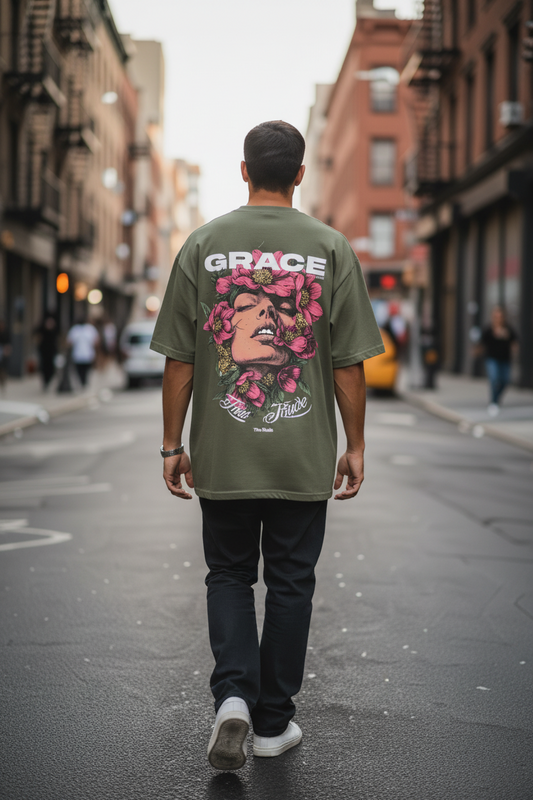 GRACE Oversized T-Shirt — The Rude