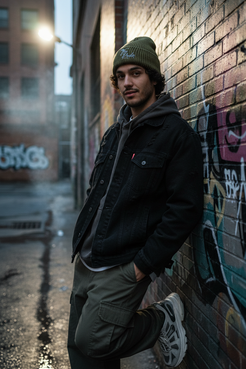 Classic Cuffed Beanie (Embroidery)