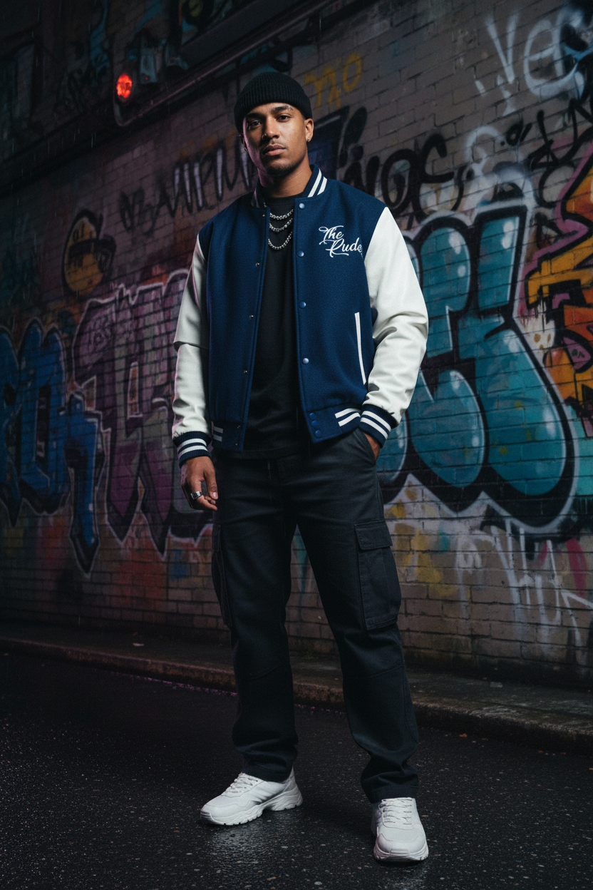 "The Rude" Man/Women Varsity Jacket