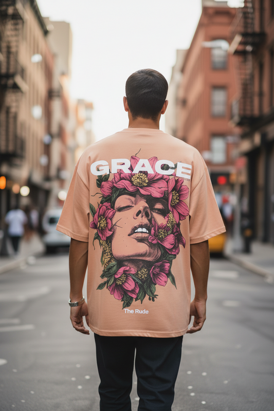 GRACE Oversized T-Shirt — The Rude