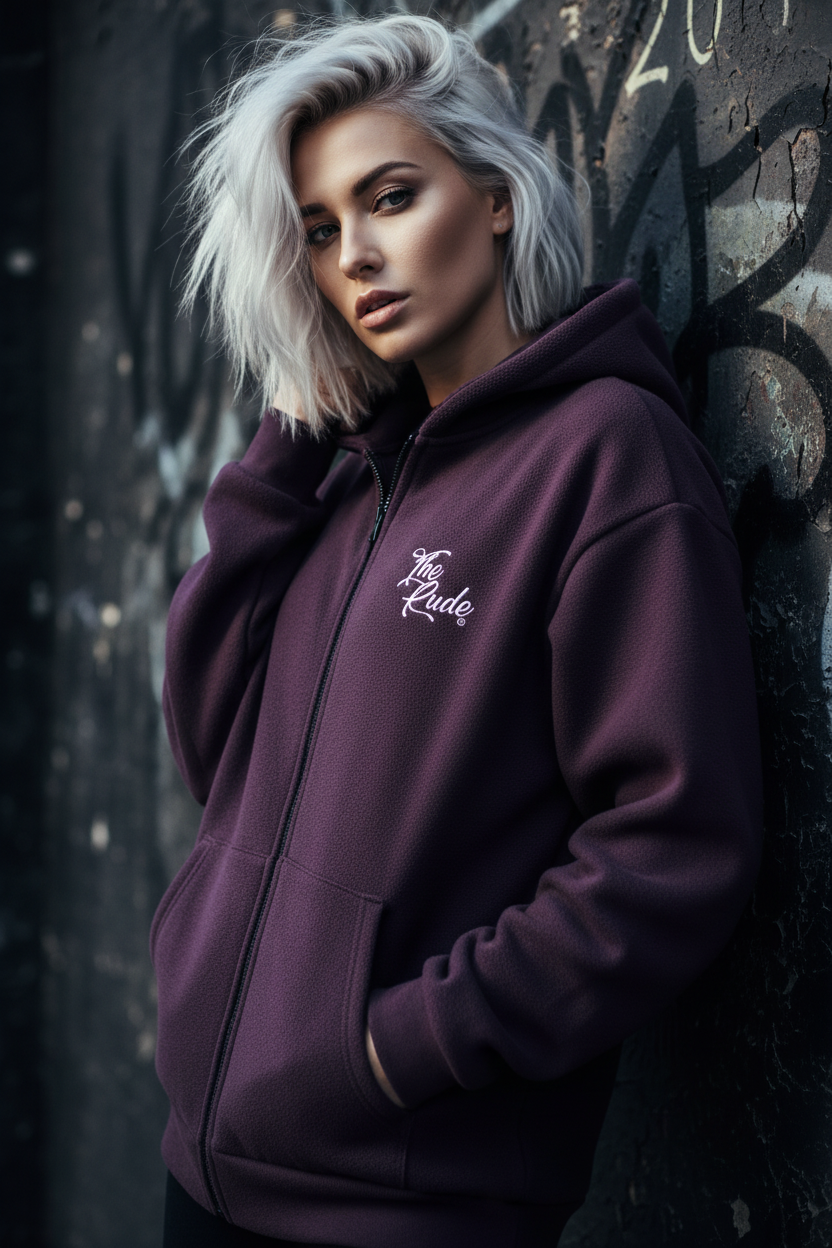 Women Heavy blend zip hoodie