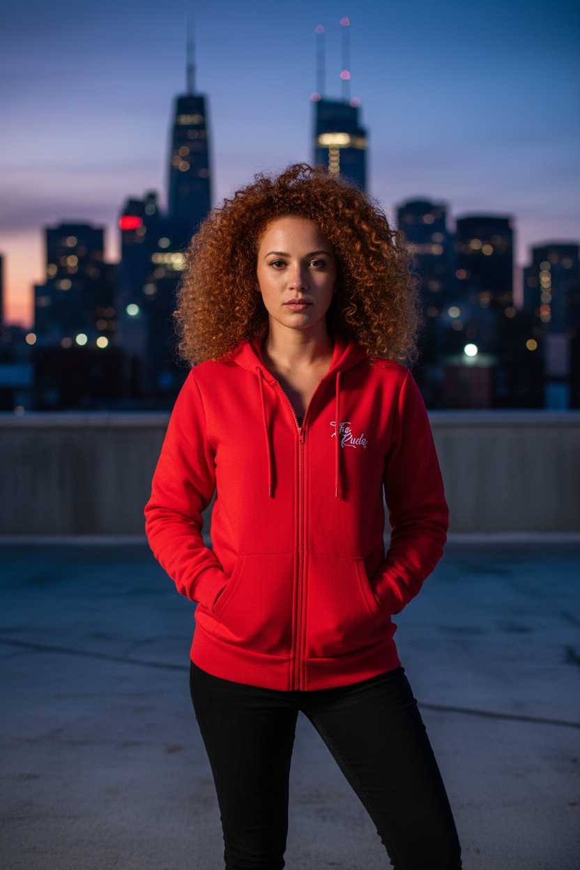Women Heavy blend zip hoodie
