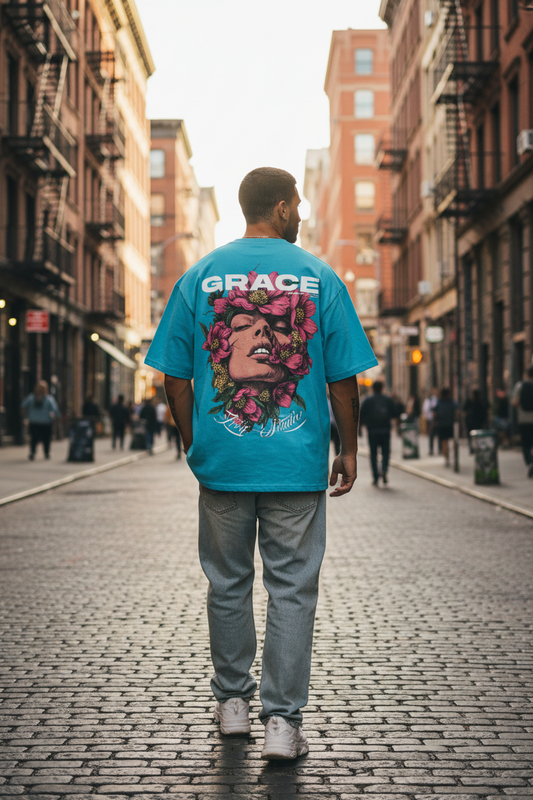 GRACE Oversized T-Shirt — The Rude