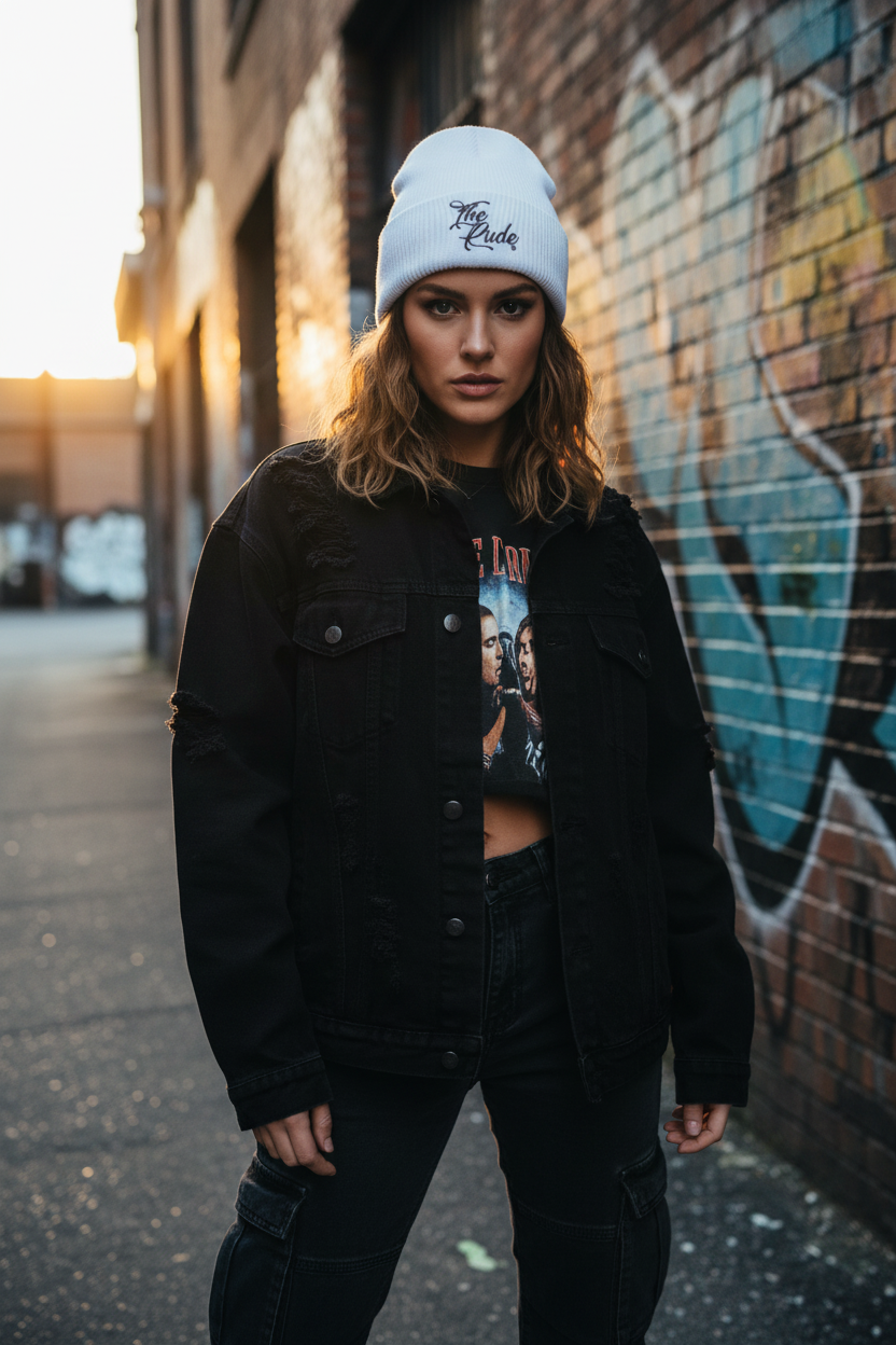 "The Rude" Knit Beanie