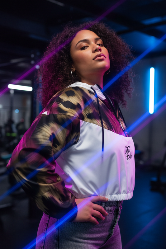 "The Rude" – Tigress Cropped Windbreaker